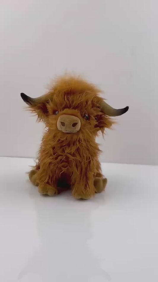 Highland Cow Stuffed Animals Plush Toy
